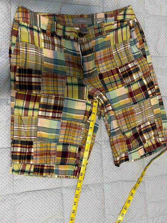 Liz Claiborne Pants - Liz Claiborne Patchwork Bermuda Shorts Size 4